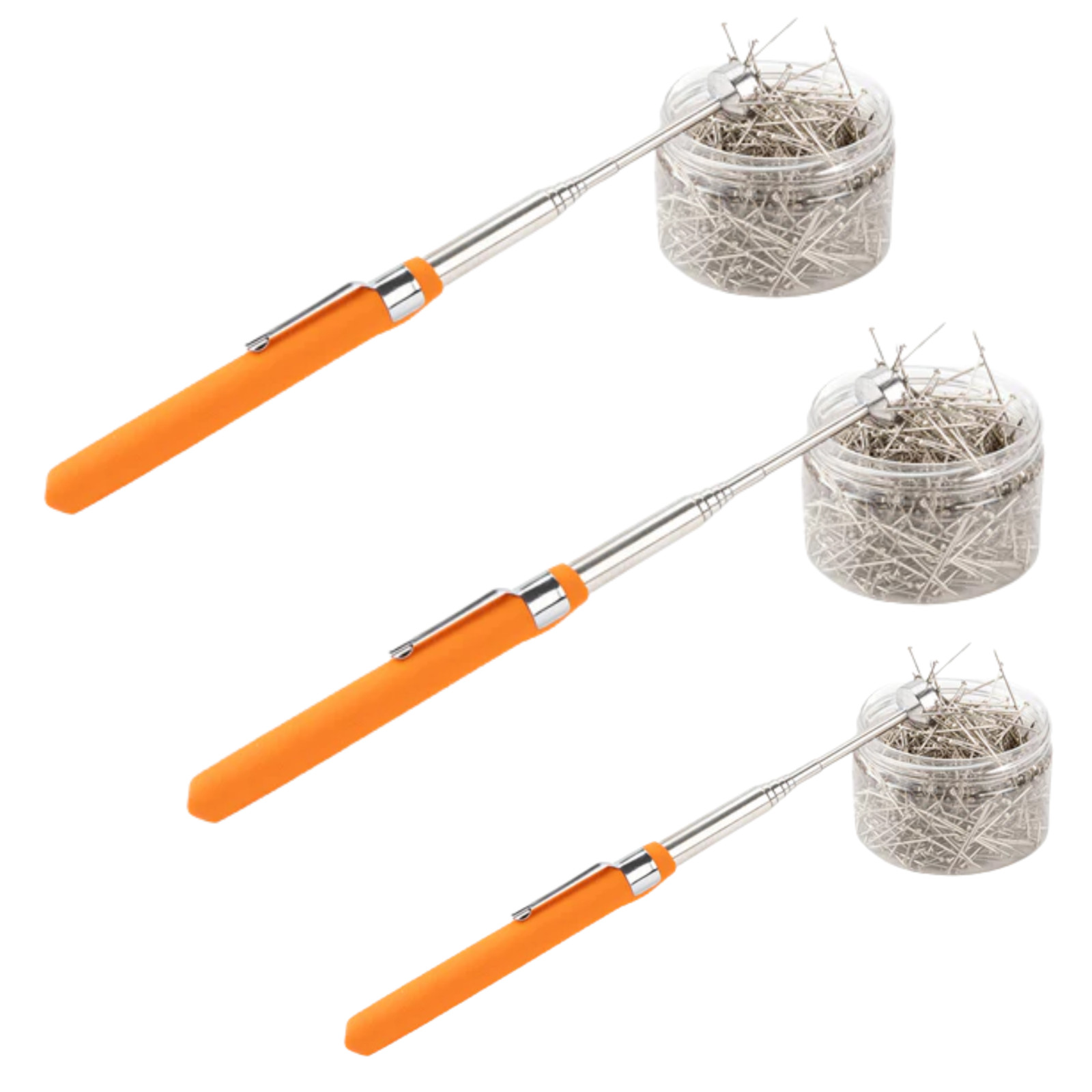 Telescoping Magnetic Pickup Tool 8LB Extendable 6.5″–2″ (Pack of 5)