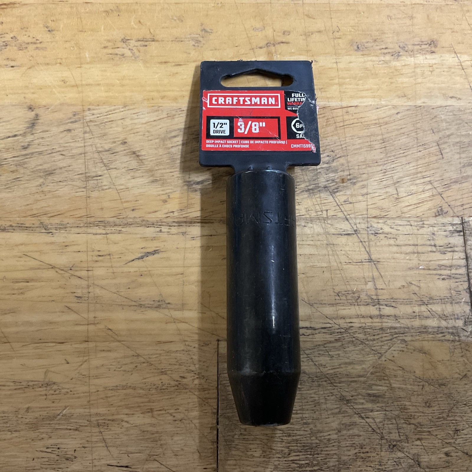 NWT Craftsman 1/2 Drive 3/8” 6 Point Standard SAE Deep Impact Socket CMMT15995