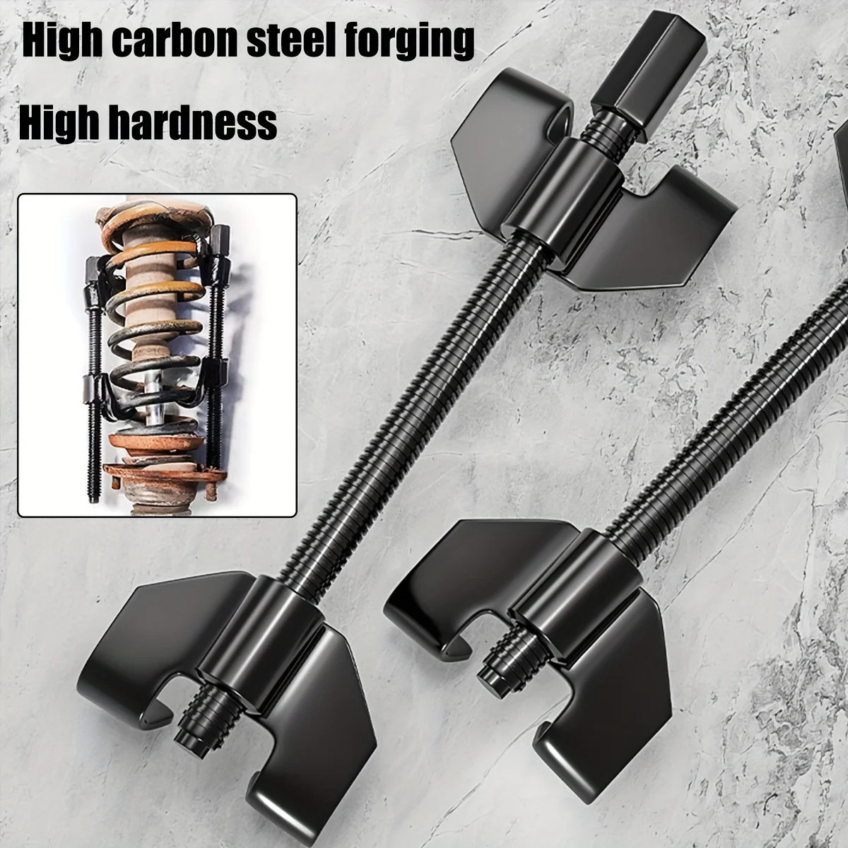 1 Pair 38CM/28CM Car Spring Compressor Heavy Duty Disassembly and Assembly Tool