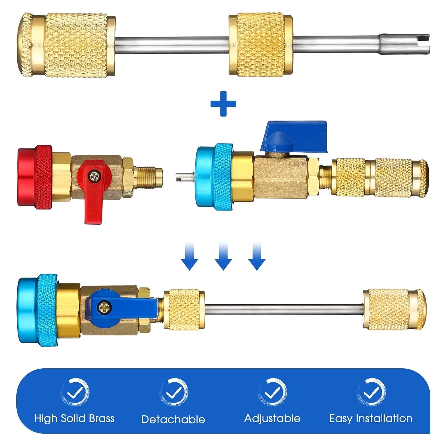 Automotive A/C Valve Core Tool Kit – 35 Pcs