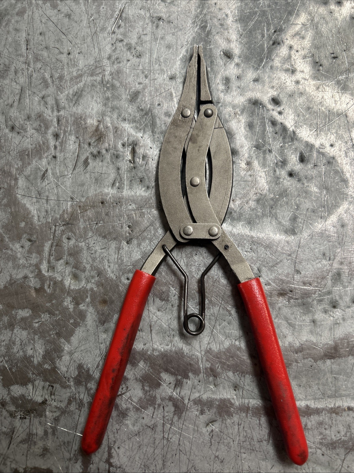 Snap-on Tools USA RED Soft Grip High-Leverage Snap Ring Pliers SRP5C