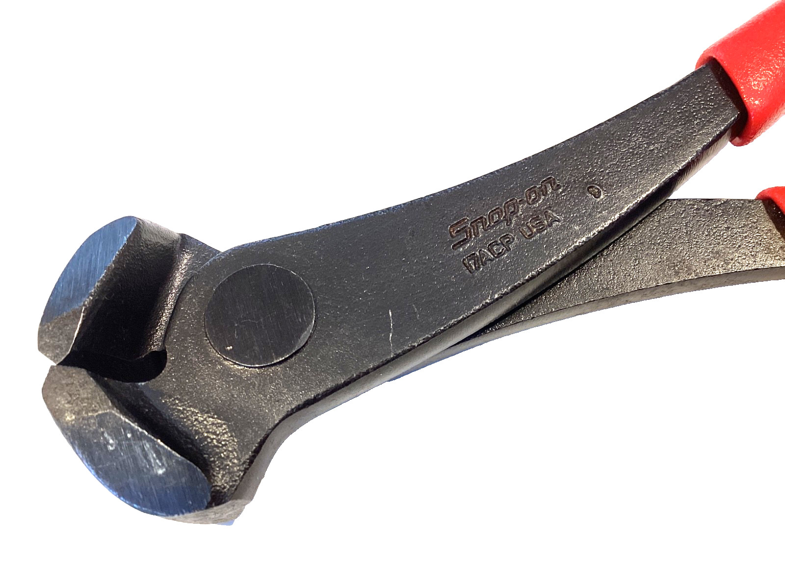 Snap On Tools USA 7.5” Long End Nipper Pliers RED Comfort Grip Handle 17ACP NICE