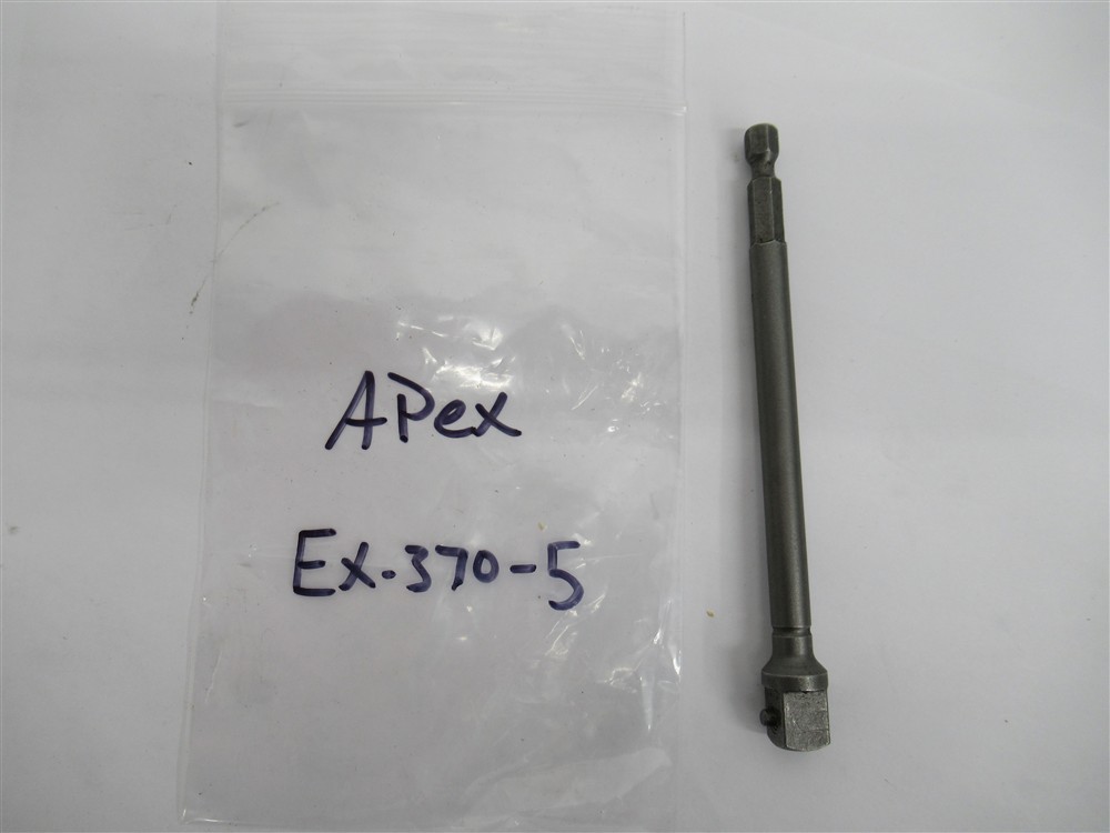 Apex Tools EX-370-5 , Male Hex Power Drive Extension W/3/8″ Male Square