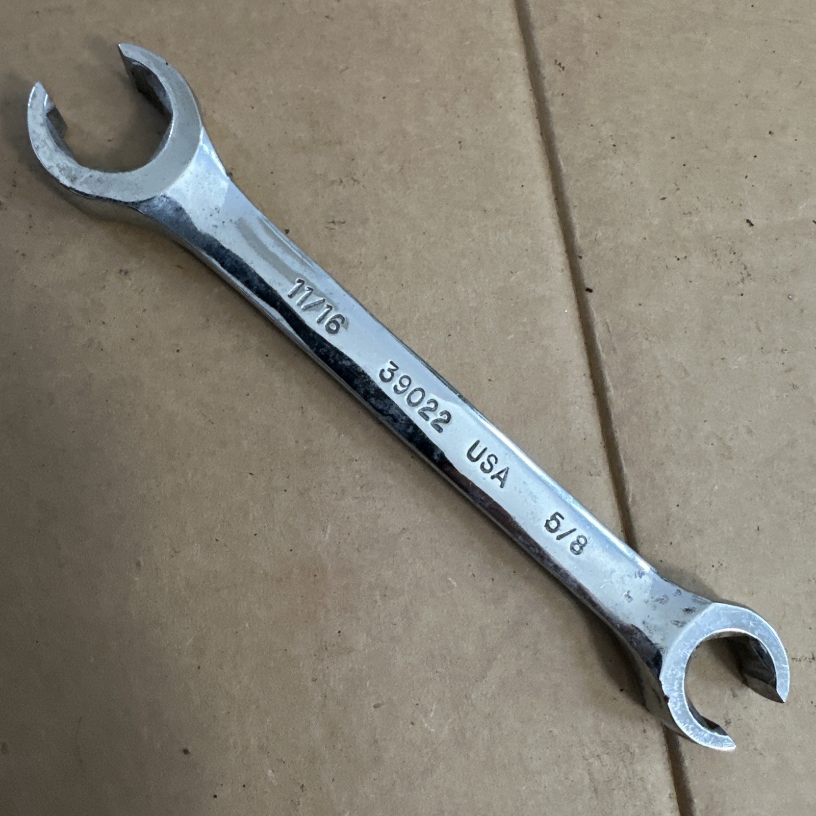 Husky 5/8″ X 11/16″ 6 Point Flare Nut Line Wrench 39022 USA