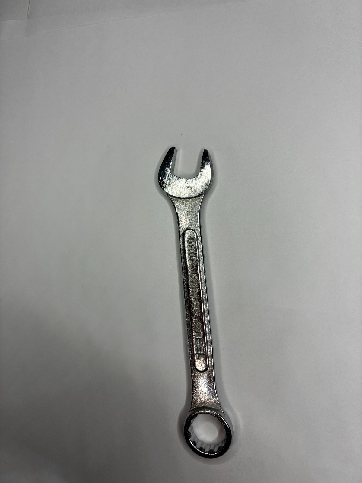 9/16 Inch Combination Wrench Drop Forged Steel 12 Point Box End Used Tool