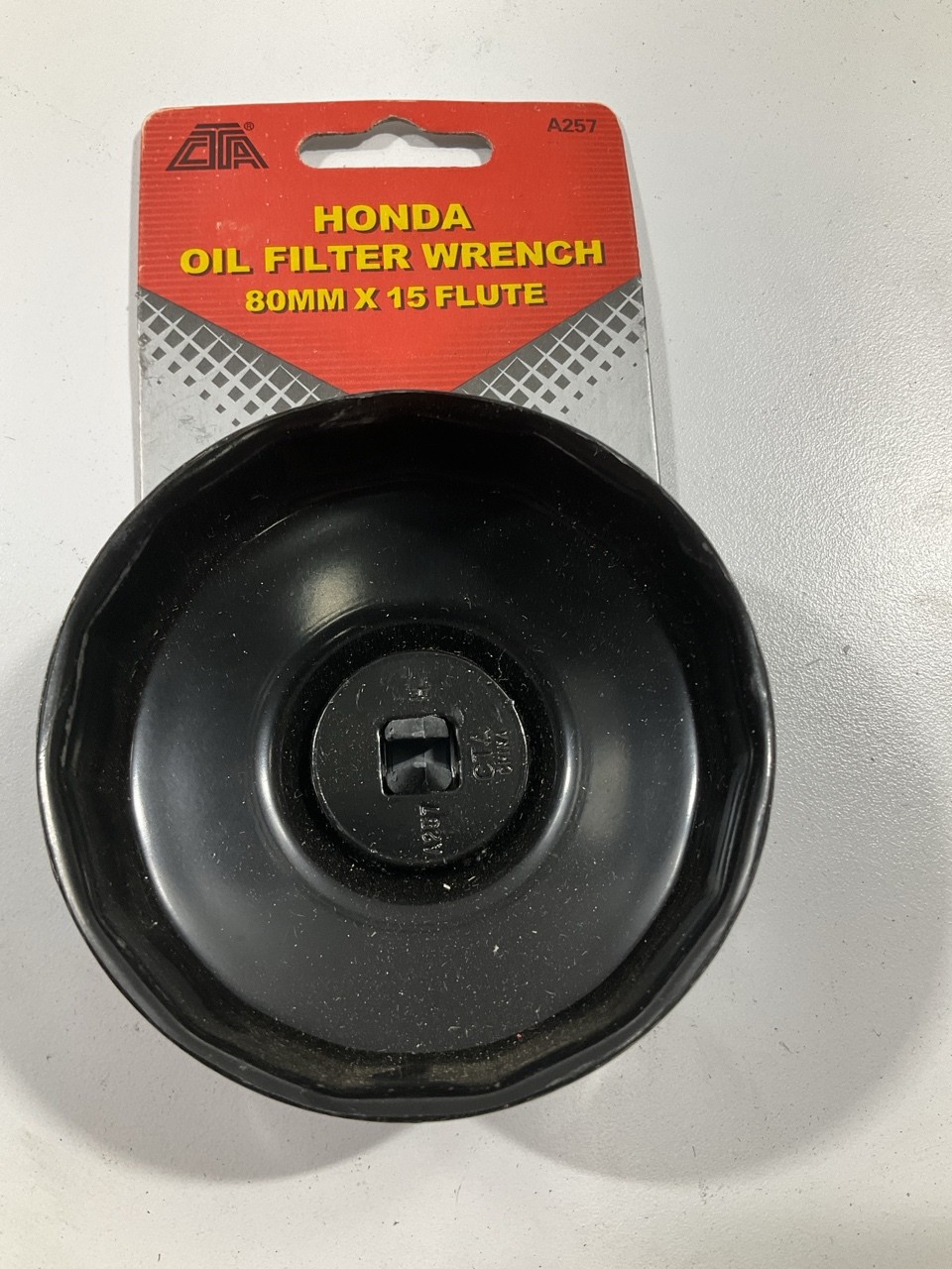 CTA A257 Engine Oil Filter Wrench Socket – 80mm X 15 Flute