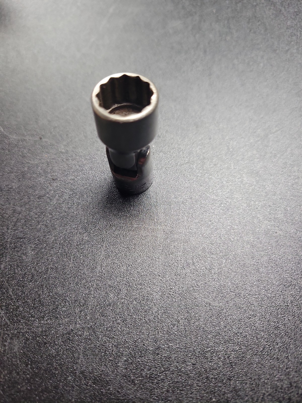 Snap On 1/4” Dr 7/16” 12 Point Shallow Swivel Universal Socket TMU141A NO MARKS