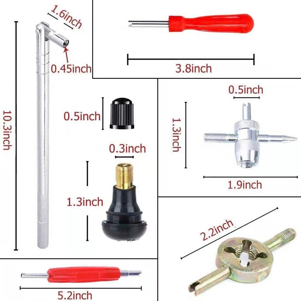 35pcs Car Tire Valve Core Tool Kit for Valve Stem Installation and Repair