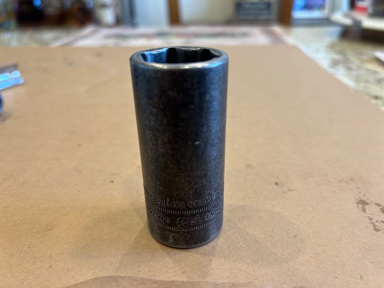 Snap-on Tools 3/8″ Drive 6pt 24mm Metric Deep Impact Socket SIMFM24 FREE SHIPPIN