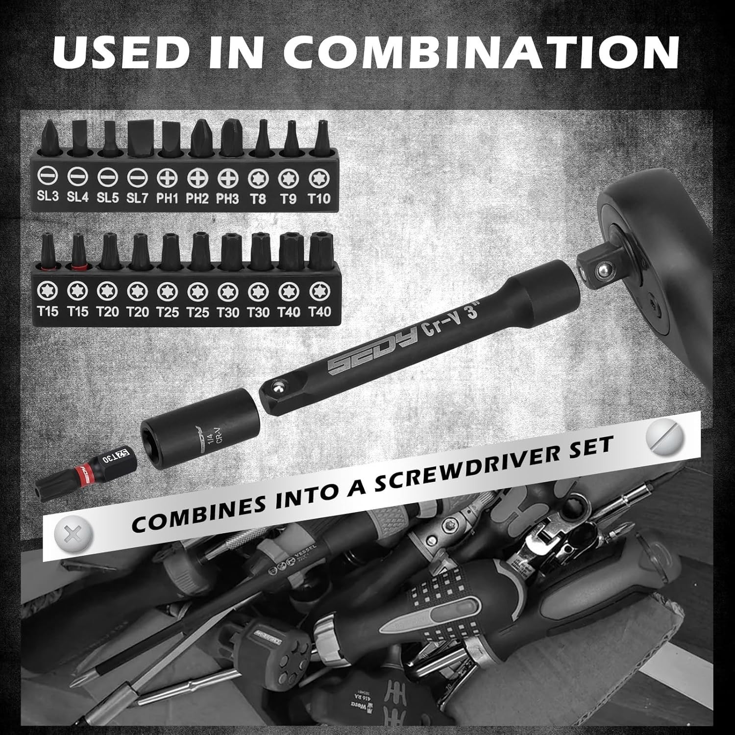 Durable 63-Piece Socket Set with Magnetic Drivers for Home and Automotive Use