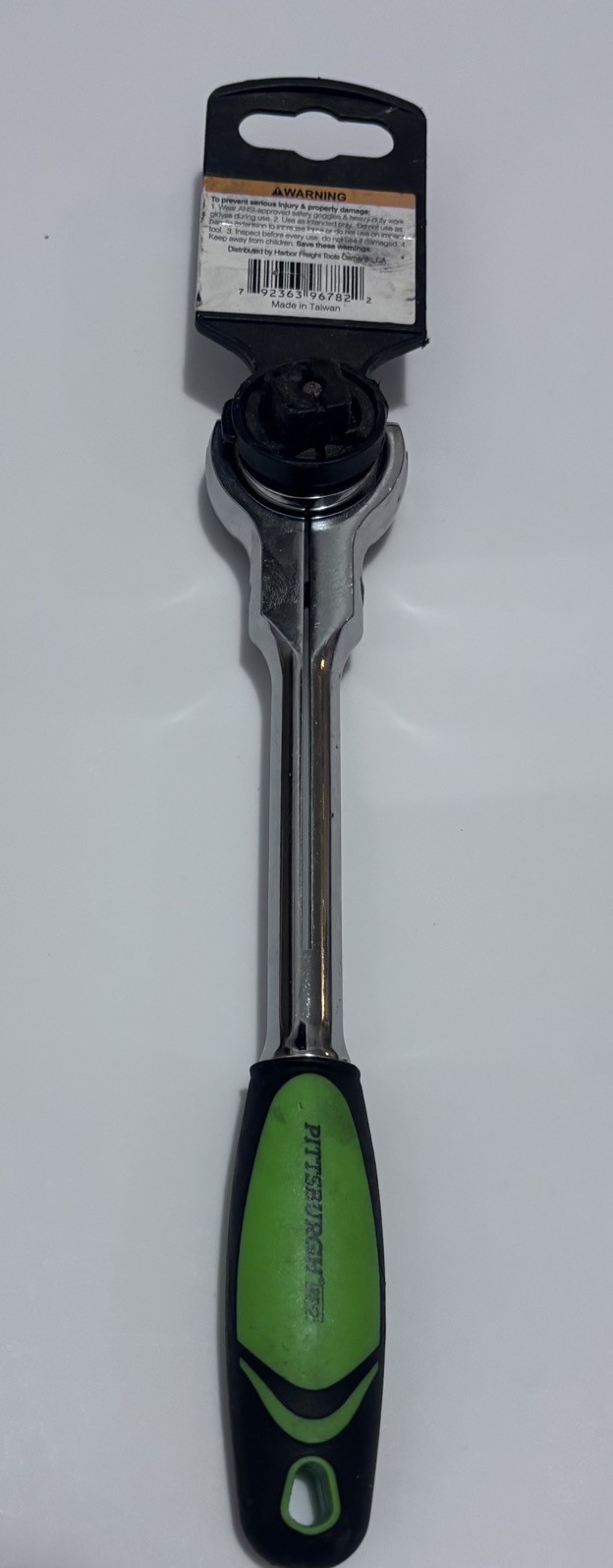 Pittsburgh 3/8″ drive Quick release swivel head ratchet Free Shipping