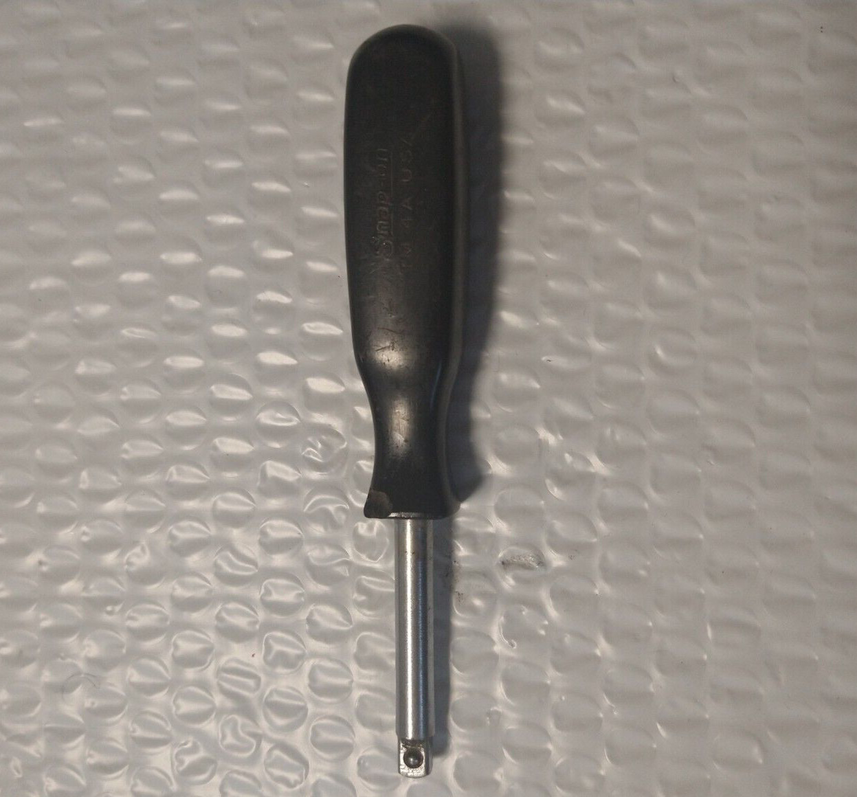 SNAP ON TM-4A, 1/4″ SHANK, NUT DRIVER *HEAVY DUTY BLACK HANDLE*