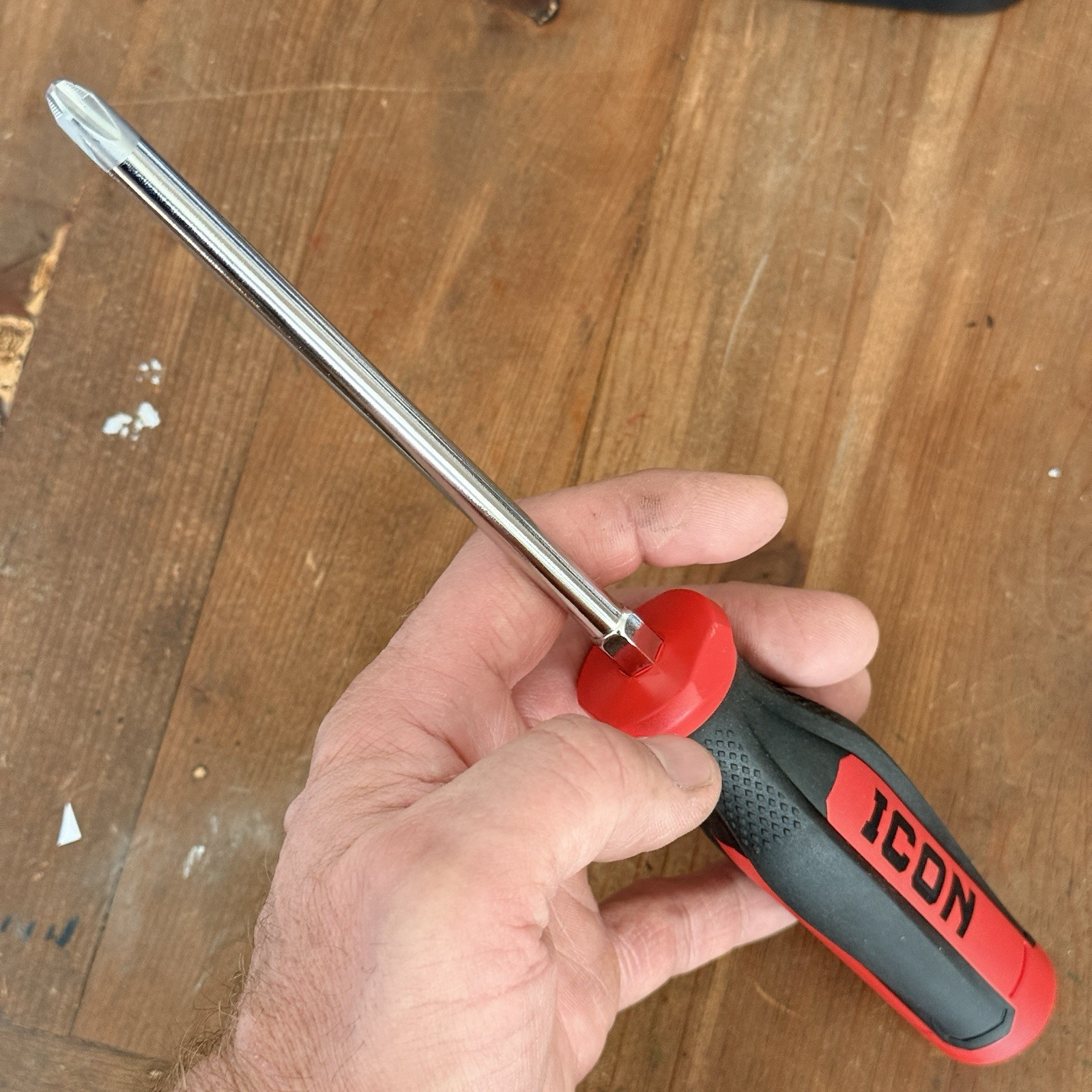 ICON Screwdriver Professional #3 Phillips Head PH3 Magnetic Tip 11-3/8” Long