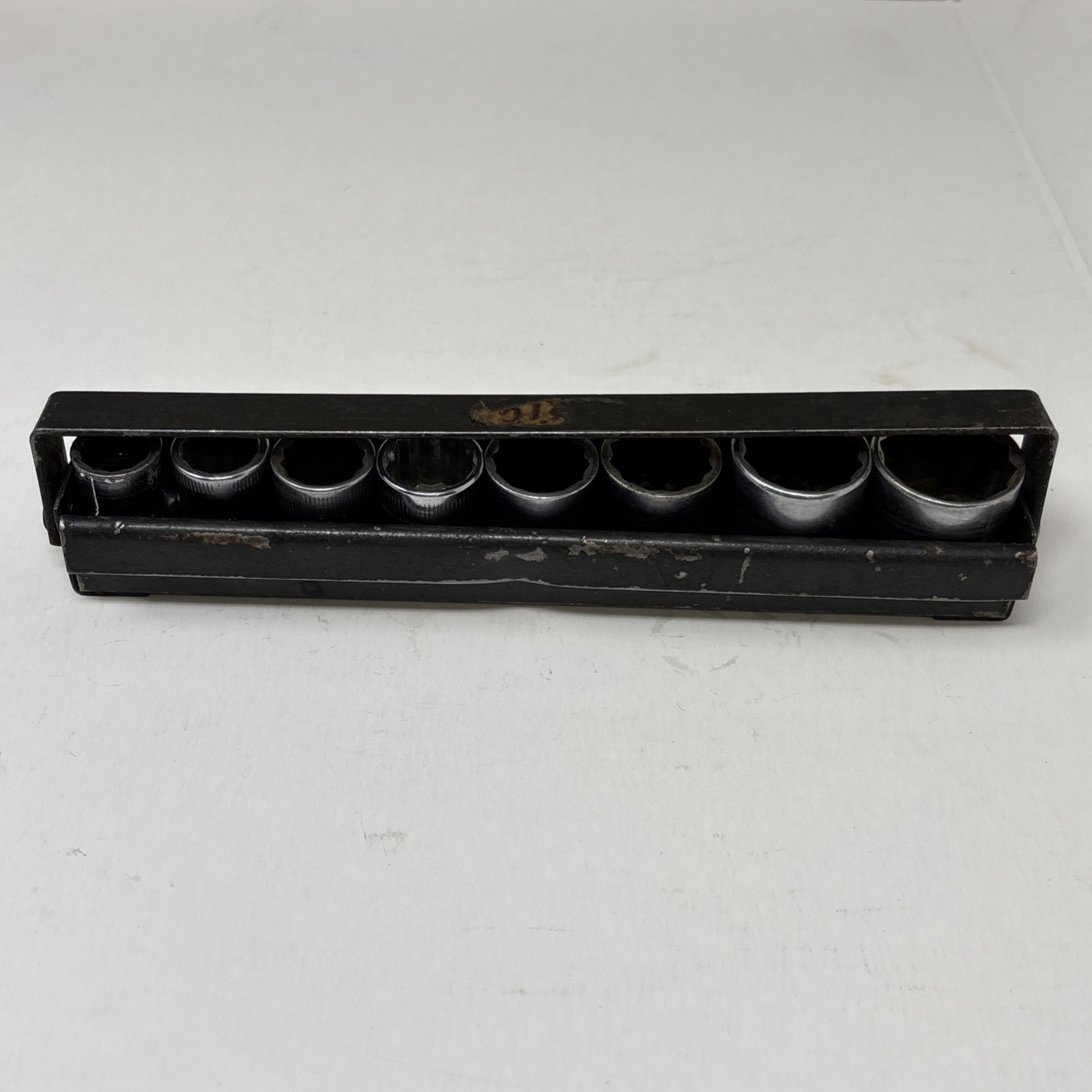 Craftsman 3/8 Drive Metric Socket Set Original Metal Tray V & VV 10mm-19mm 12PT