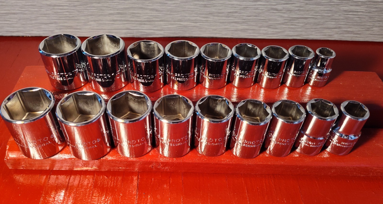 🇺🇲 PROTO PROfessional 45 Pc. Socket Set: SAE/MM, 1/2″ 3/8″ 1/4″ Drive (NEW)