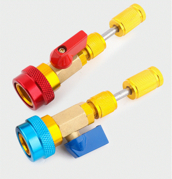R134A R1234YF Valve Core Remover Installer Tool Kit Replace Schrader Valve Tool