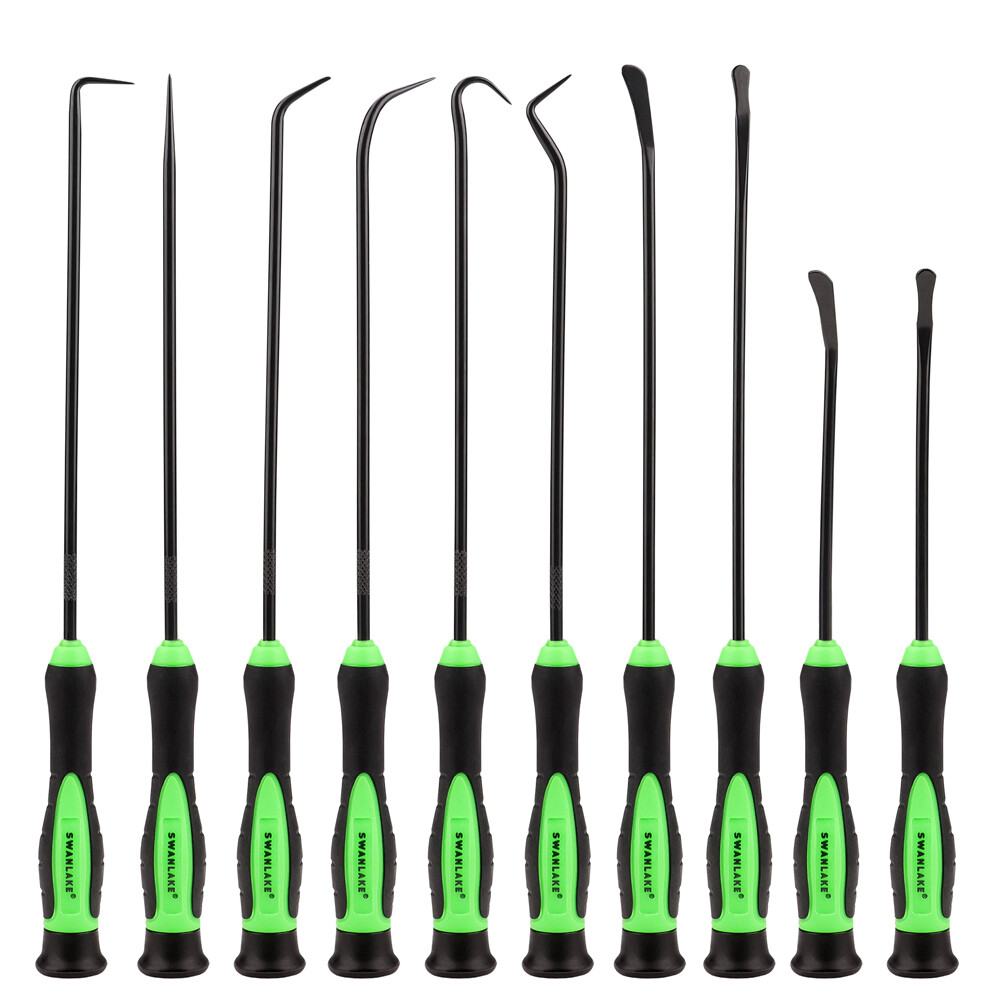10 Pick Hook Set Car Auto Oil Seal O-Ring Hooks Tool Puller Remover Storage Bag
