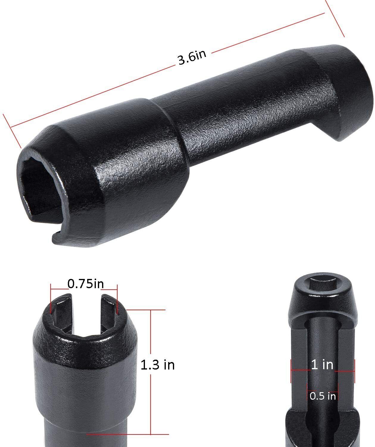 Fuel Injector Socket Set 17 mm 12 point For Ford Power Stroke 6.7L Diesel Engine