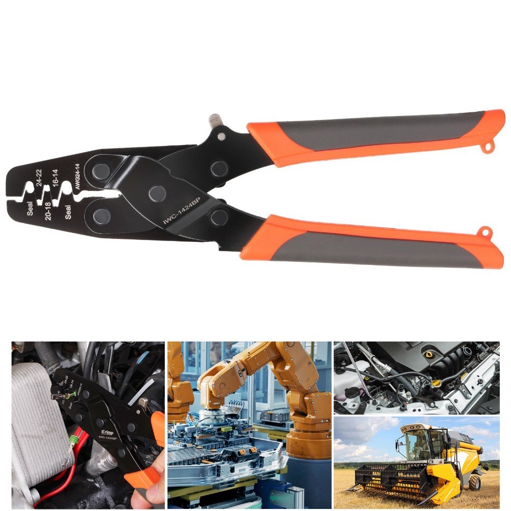 Lockable Crimping Pliers For Waterproof Sealing Connector With Material