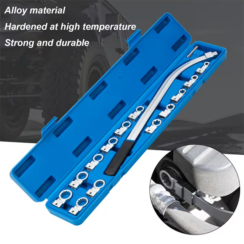 15pcs Universal Auxiliary Idler Belt Tensioner Pulley Removal Tool Kit