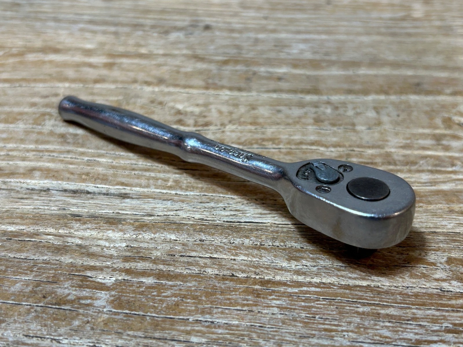 Vintage Snap On 1/4 Dr Ratchet w/ oil hole GM70R FREE SHIPPING GC!