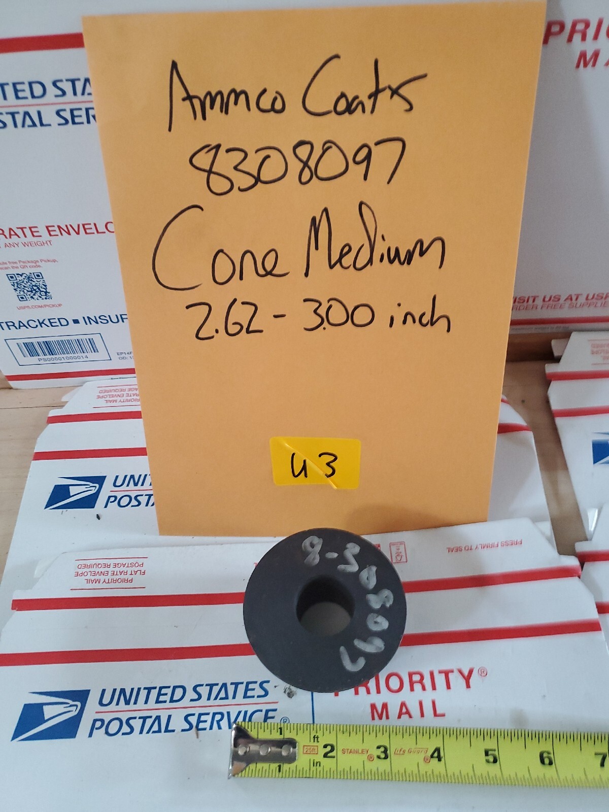AMMCO COATS 8308097 CONE MEDIUM 2.62- 3.00 INCH NEW , U3