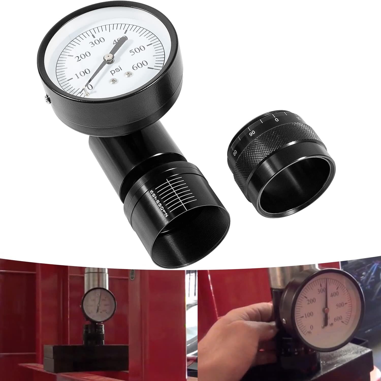 66841 Mini Valve Spring Tester Measuring Combo for Vise with Height Micrometer