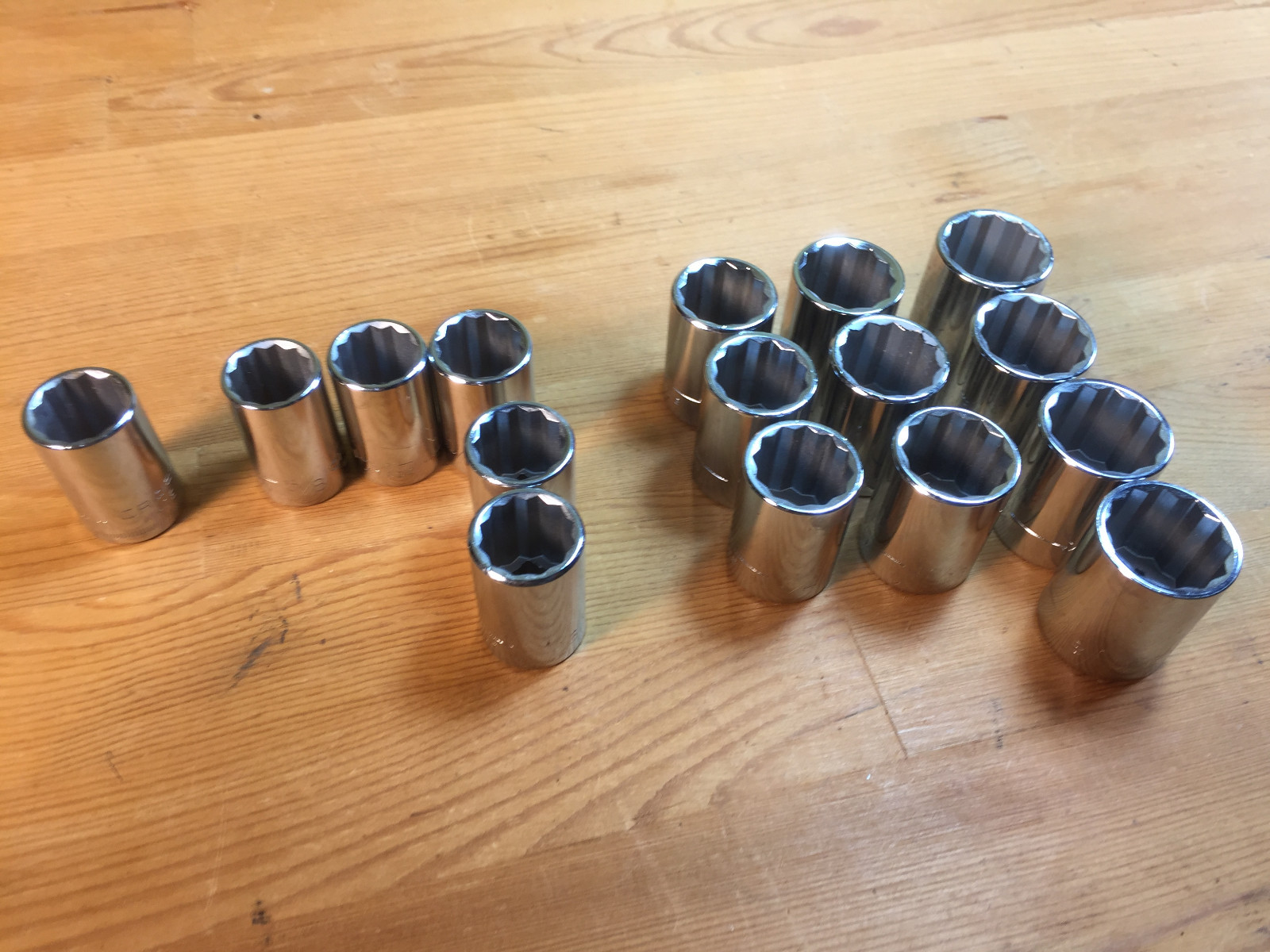 NOS VINTAGE CRAFTSMAN USA SOCKETS SAE METRIC 1/2″ DRIVE 12 POINT G MANY – U PICK