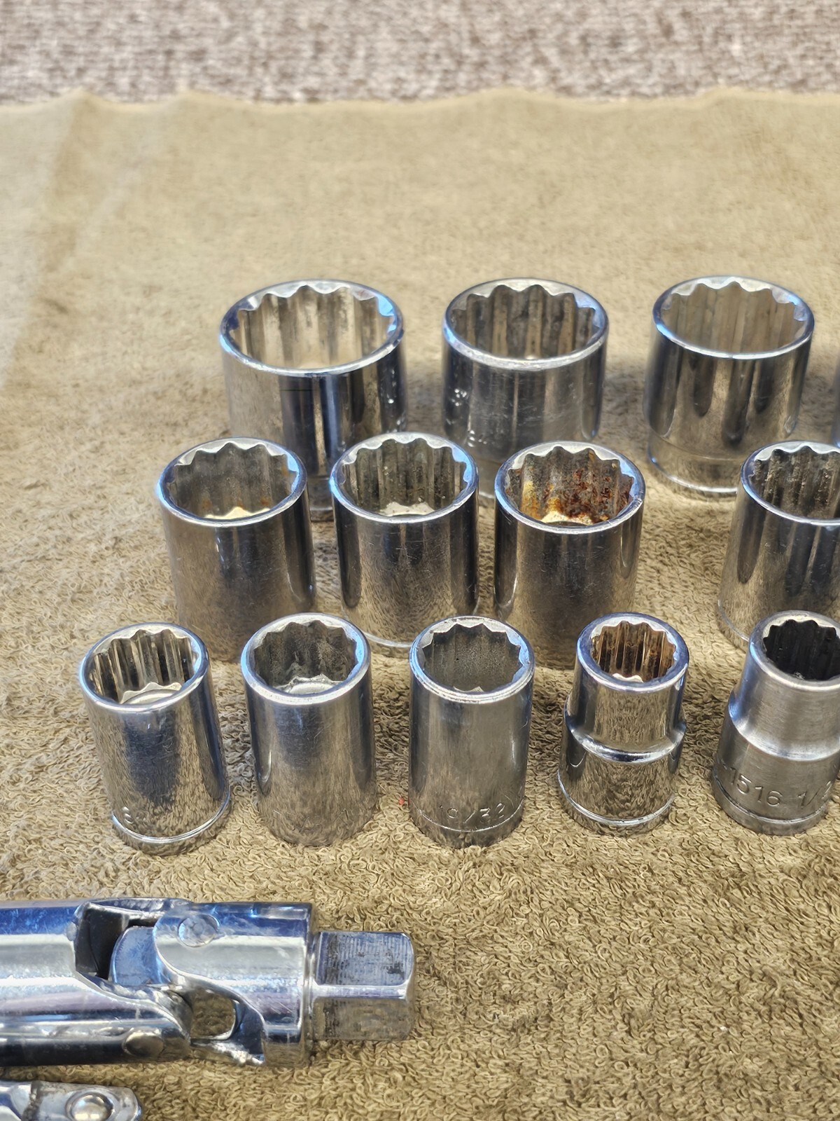 Kal Ratchet Socket Extension Set 1/2″ Drive 1-1/4 1/8 1/16 1″ 7/8 5/8 19/32 3/8″