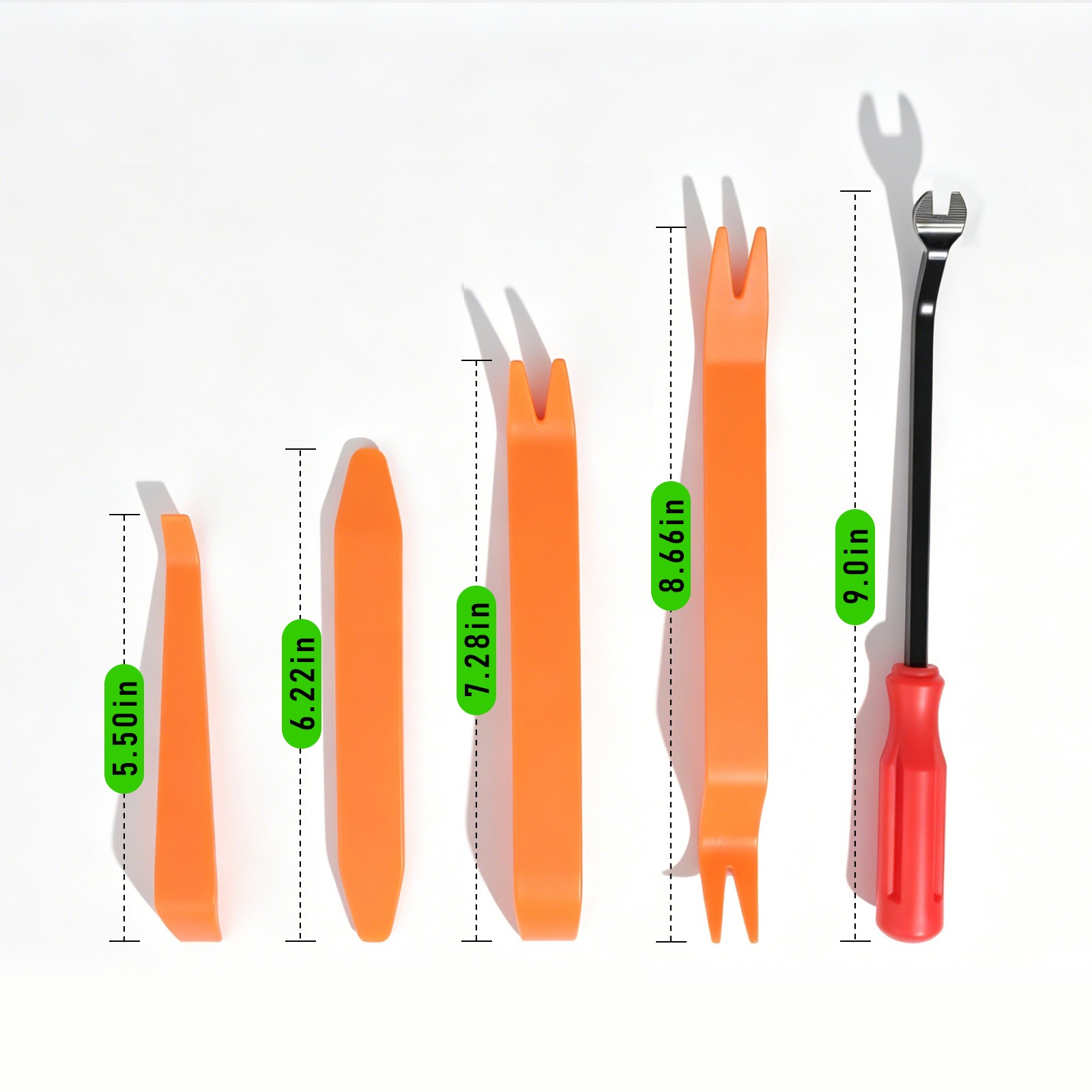 5pcs Car Door Trim Removal Tool Pry Panel Dash Radio Body Clip Installer Kit Set