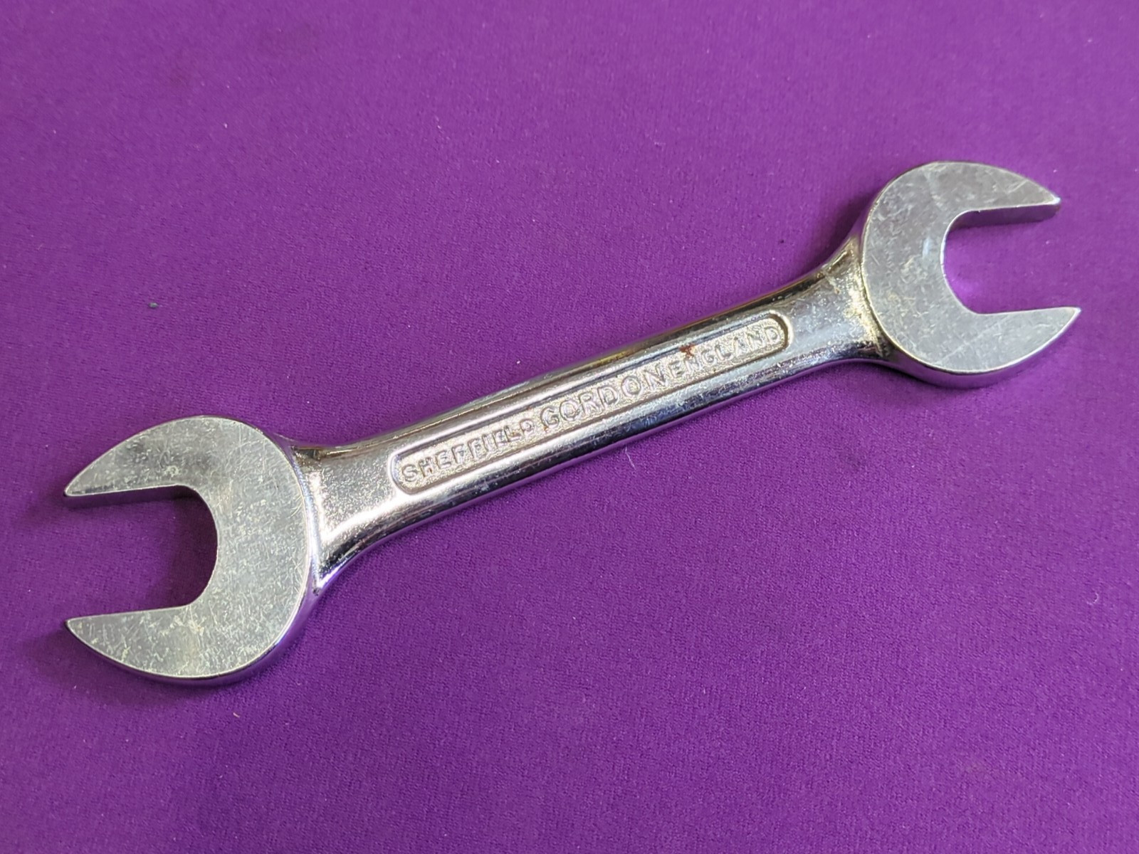 Gordon 3/8″ x 11/16″ AF, Chrome Vanadium, Open Ended Spanner, Sheffield England