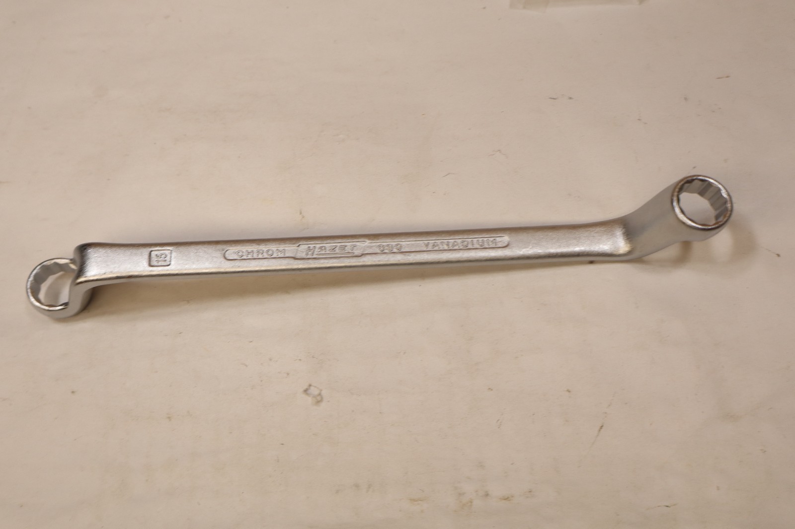 Hazet 630 Deep Offset Wrench Spanner Box End 15mm X 14mm unused