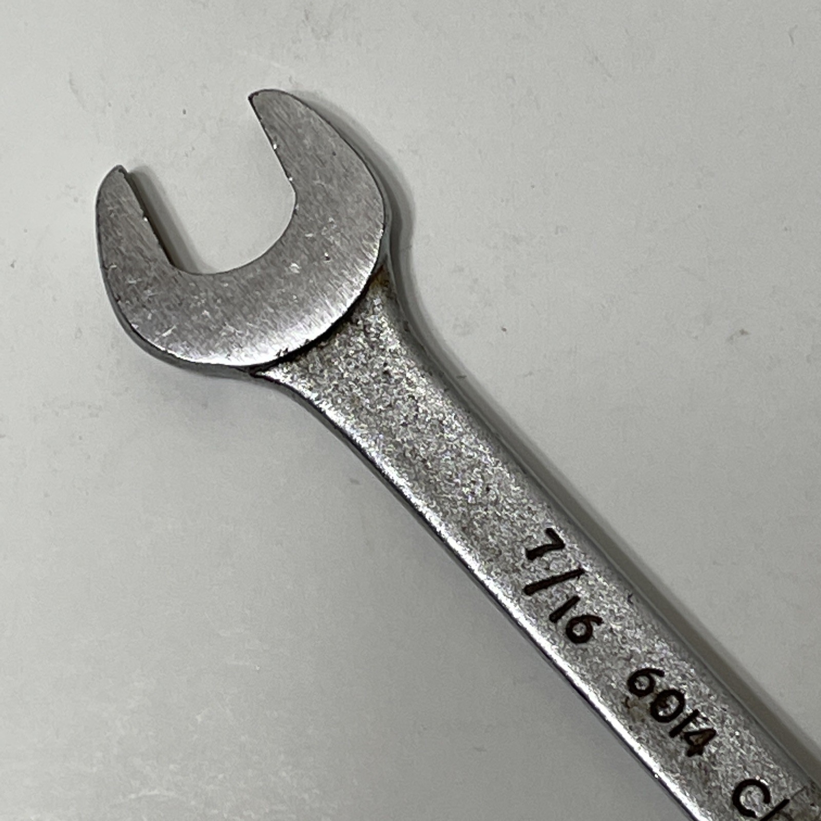 Proto Challenger 6014 7/16″ Wrench SAE USA Chrome Satin Combination VTG 12pt