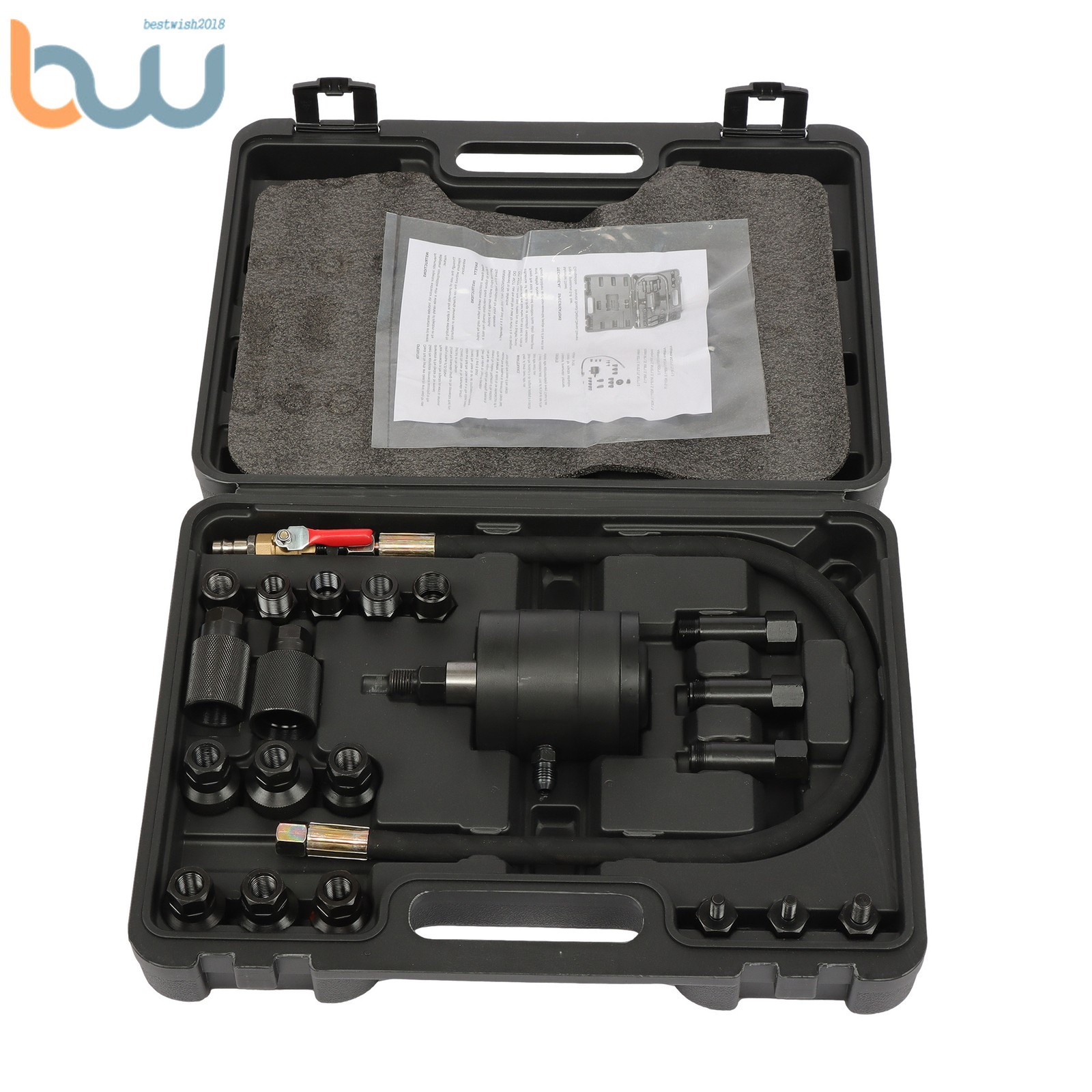 21Pcs Diesel Injector Puller Complete Pneumatic Injector Extractor Puller Kit