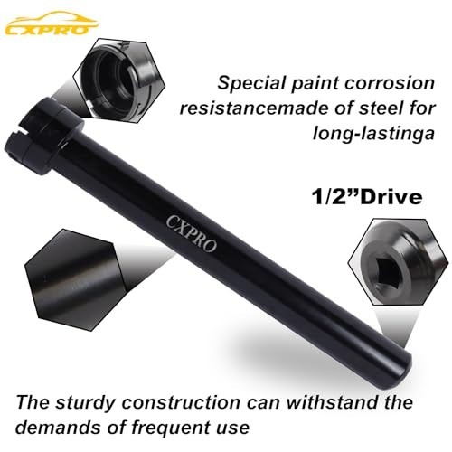 Inner Tie Rod Removal Tool Kit with 12 Crowfoot Adapters – 1/2″ Drive Set for Ca