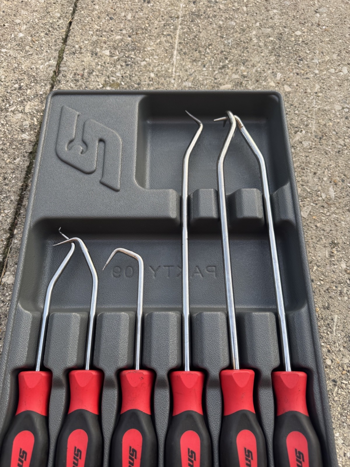 Snap-On RED 6 Pc Soft Grip Radiator Hose Pick Set SGRHT6BR
