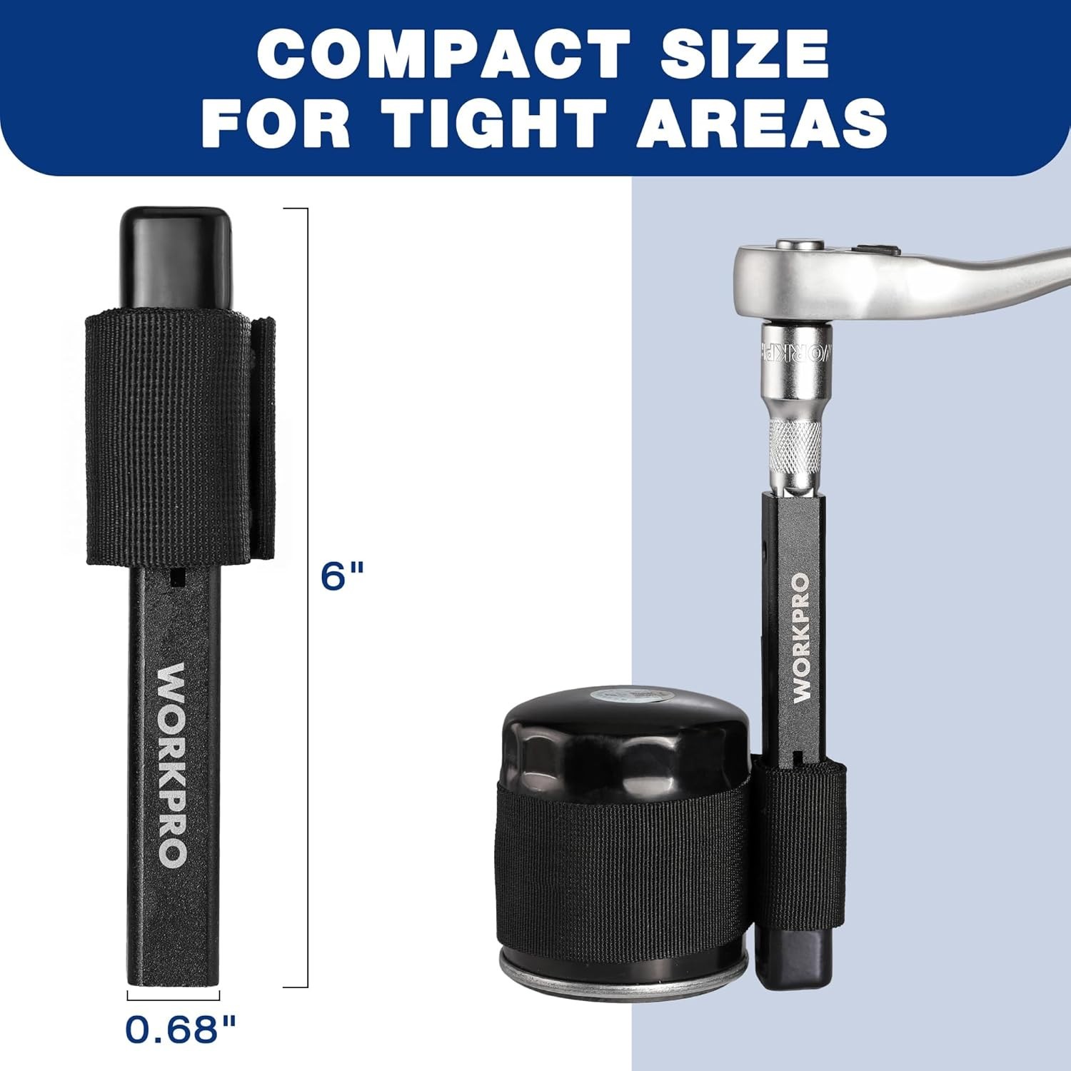 1/2″ Oil Filter Wrench Adjustable Strap Wrench Universal Heavy Duty Removal Tool