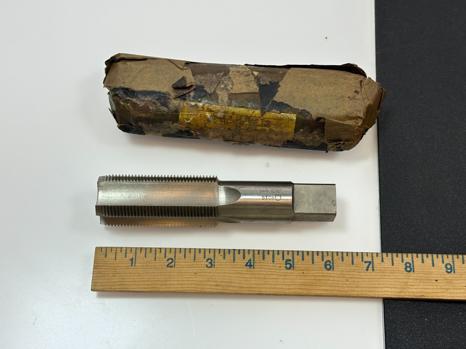 🇺🇸 S.T. Co Tools USA H33L 1-3/8-12 N.F. Taper 4-Flute Tap (NEW Old Stock NOS)