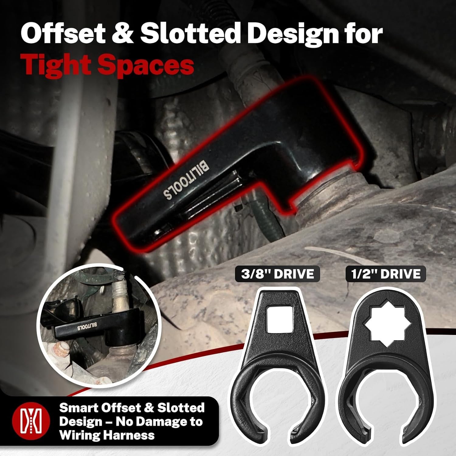 Versatile 5PCS O2 Sensor Set with Thread Chasers – Compatible with Most Vehicles