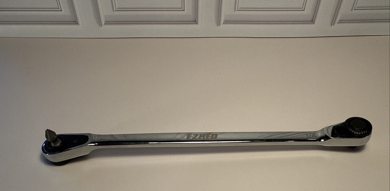 EZ Red 4S08XL Quarter Stick 1/4″ Drive Ratchet & Bit Driver USA Low Profile