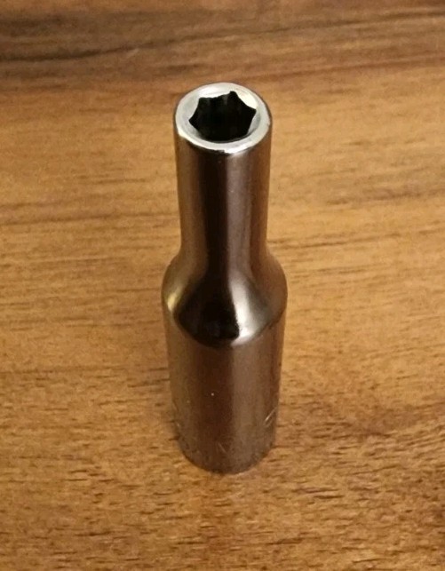 Craftsman 4mm Deep Well Socket 6 Point 1/4″ Drive G 44401