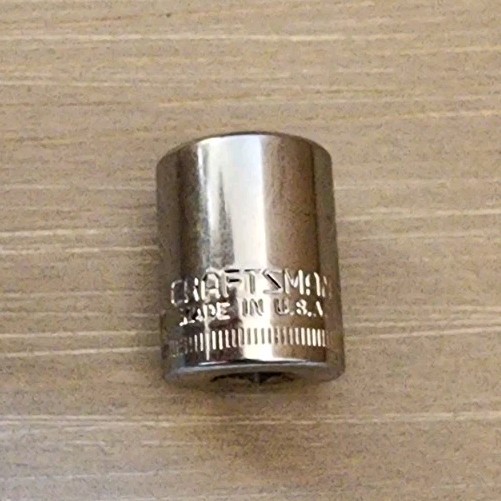 Craftsman USA 13mm Socket 6 Point 1/4″ Drive G 43514