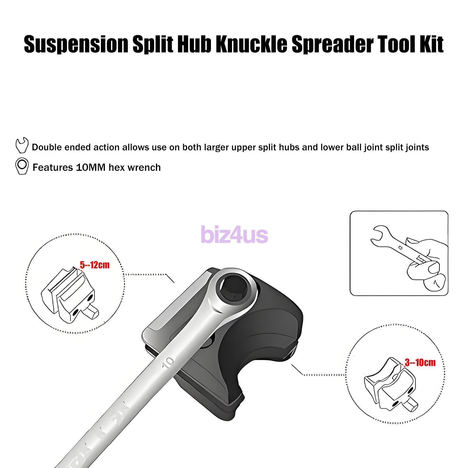 Car Suspension Strut Splitter Hub Steering Knuckle Expander Spreader Tool Steel