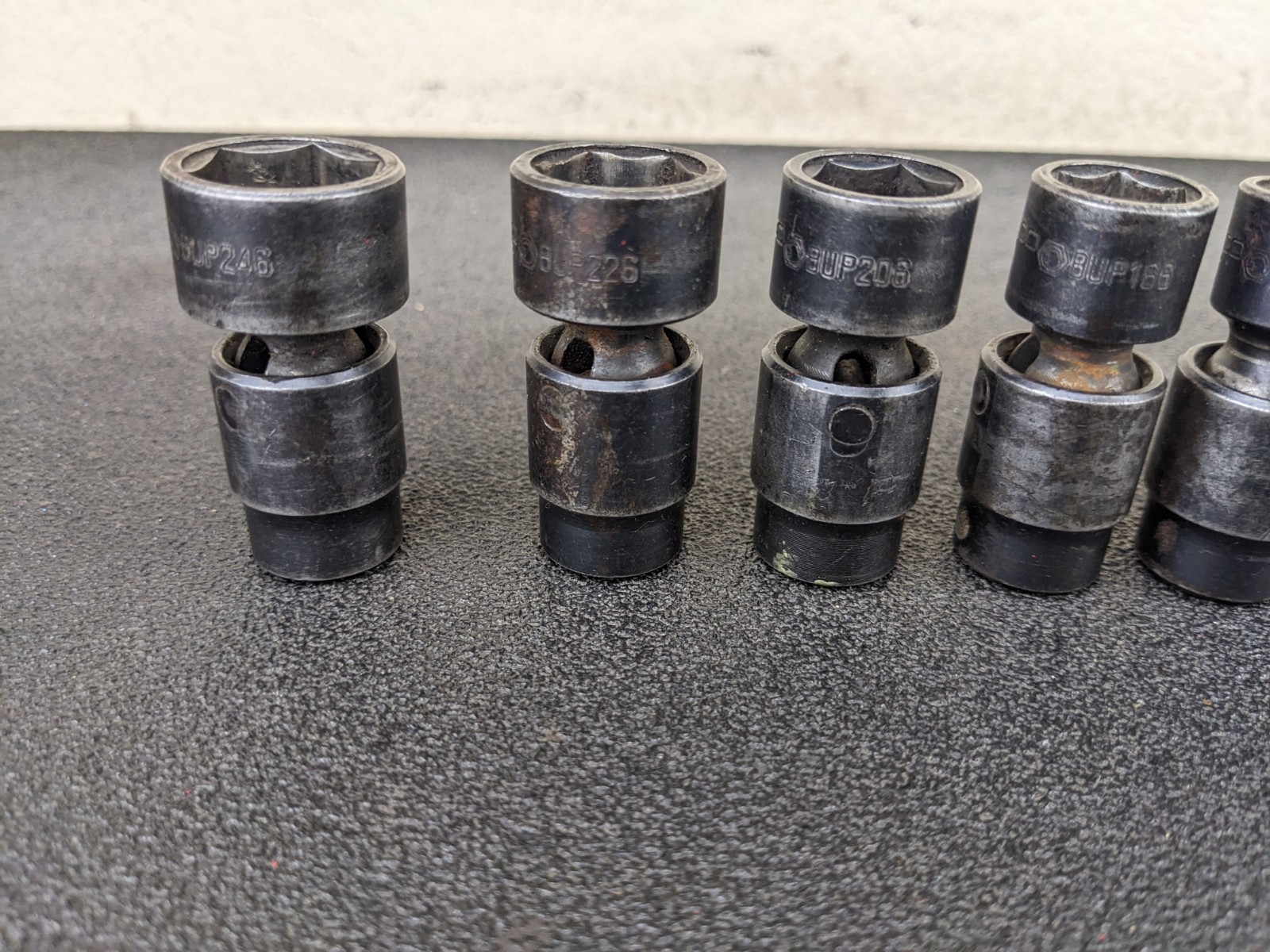 #bp329 Matco Tools USA 3/8″ drive Impact Swivel Socket Set 3/8 – 3/4 SAE BUP