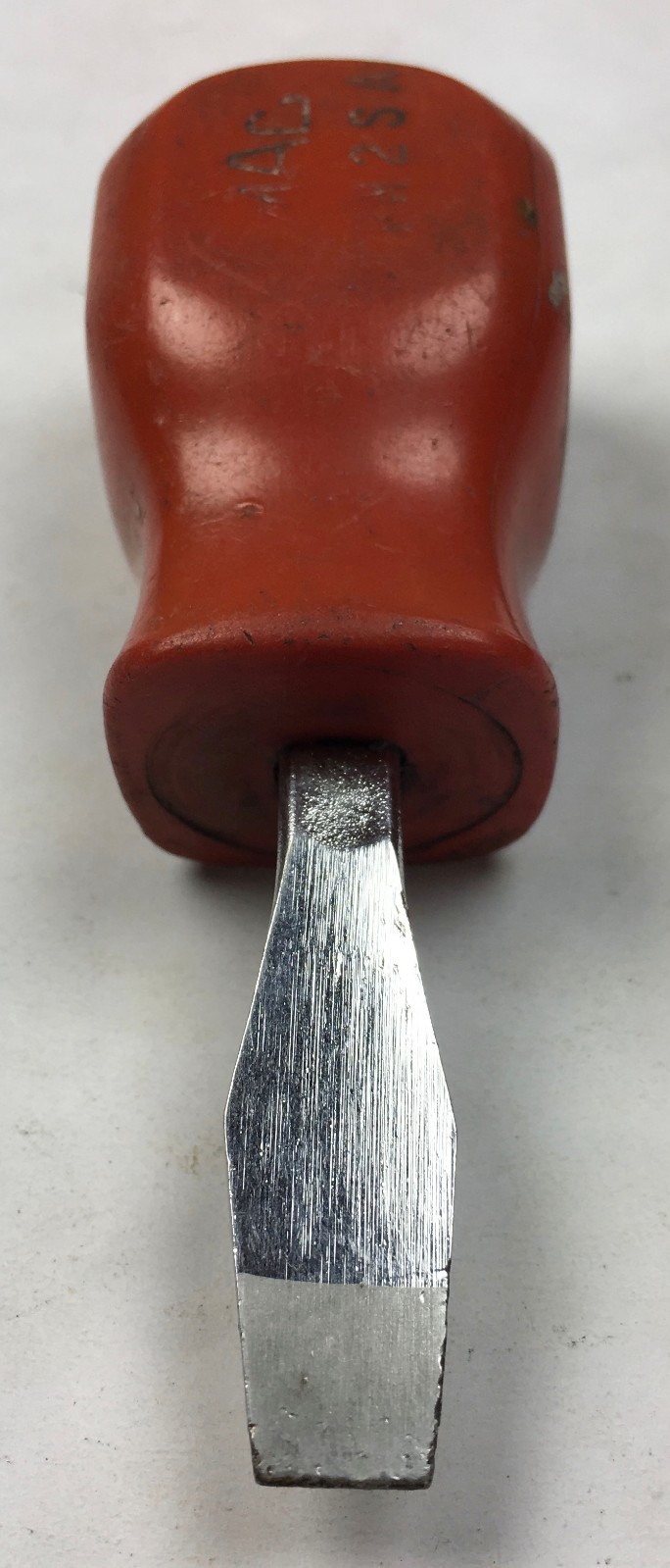 MAC Tools PN2SA RED Hard Handle Stubby Slotted Flat Tip Head Screwdriver U.S.A.