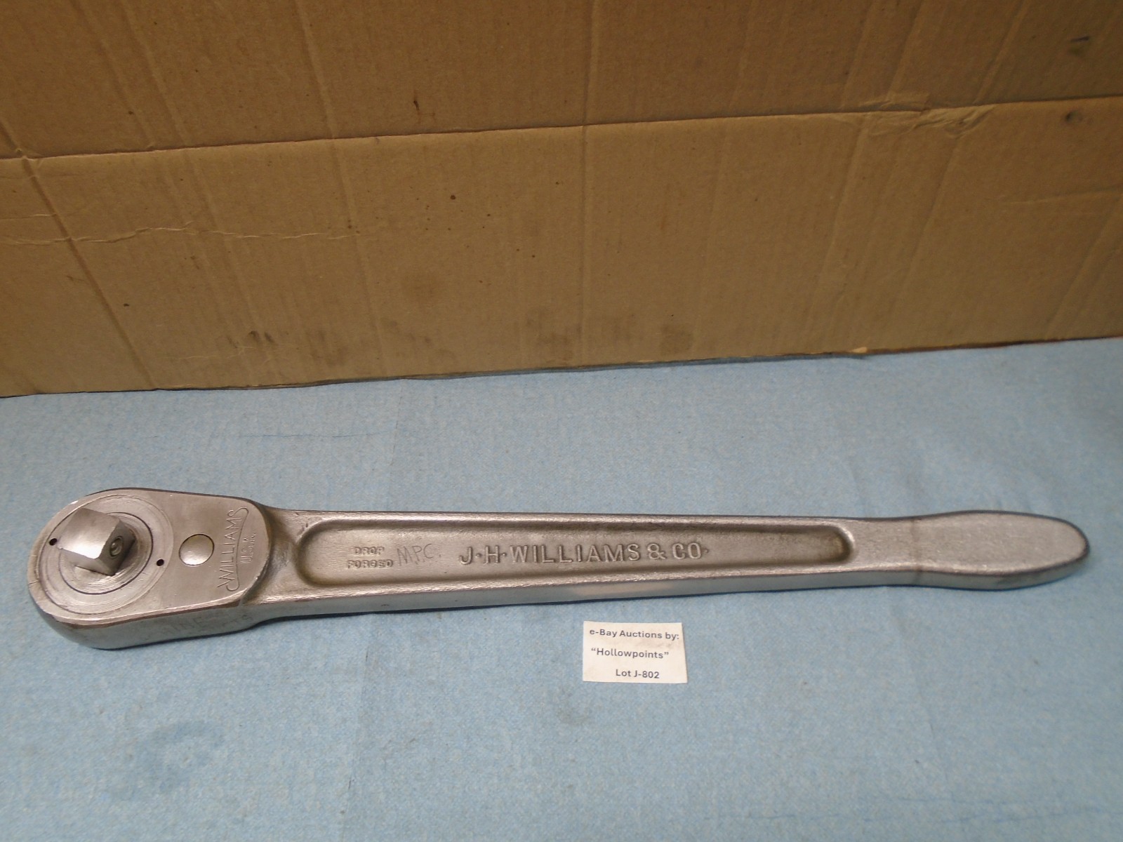 J.H. Williams H-51 USA Superratchet 3/4″ Drive Heavy Duty Ratchet 19″ Long J801