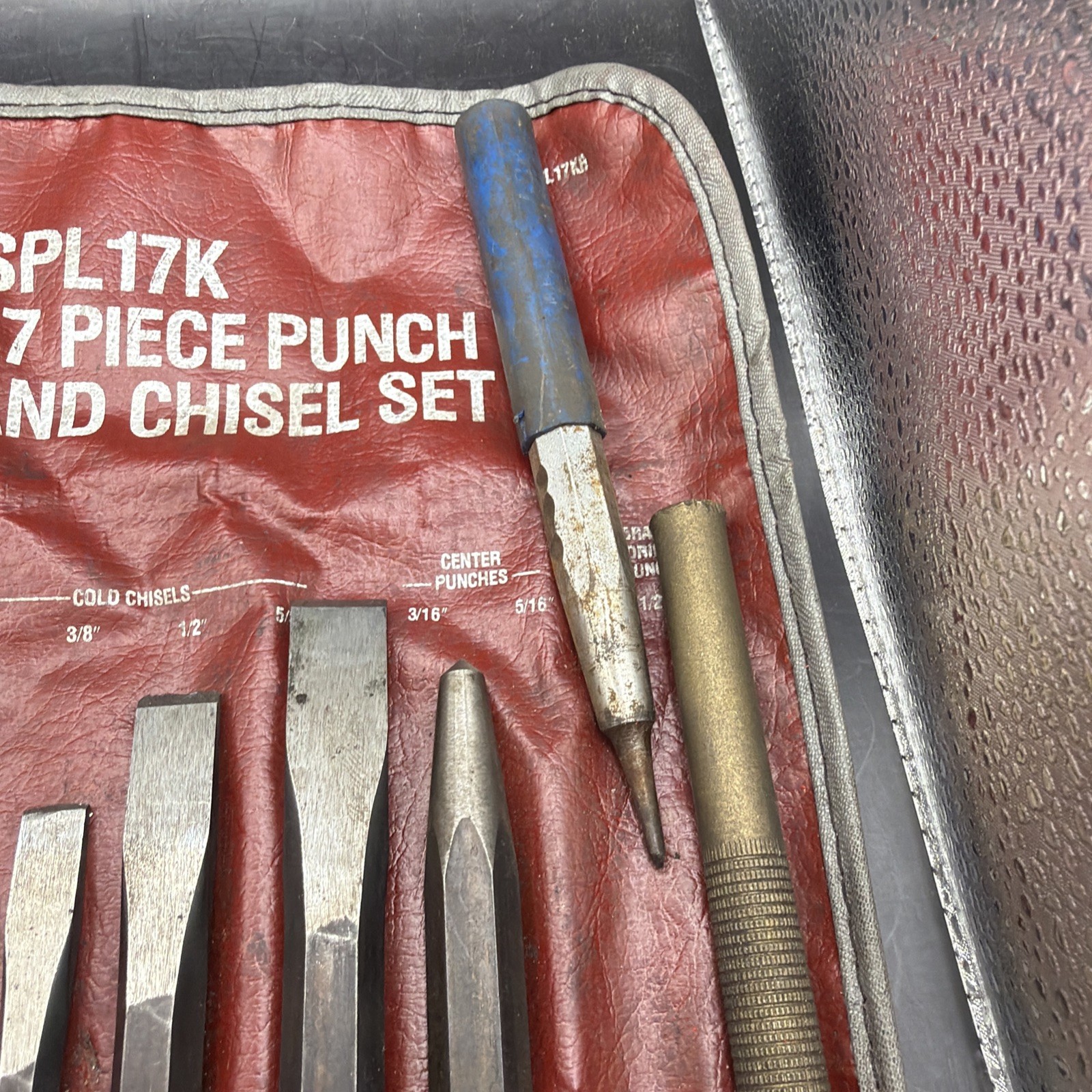Matco Tools Punch Chisel Set 17-Piece Kit With Storage Pouch SPL17K