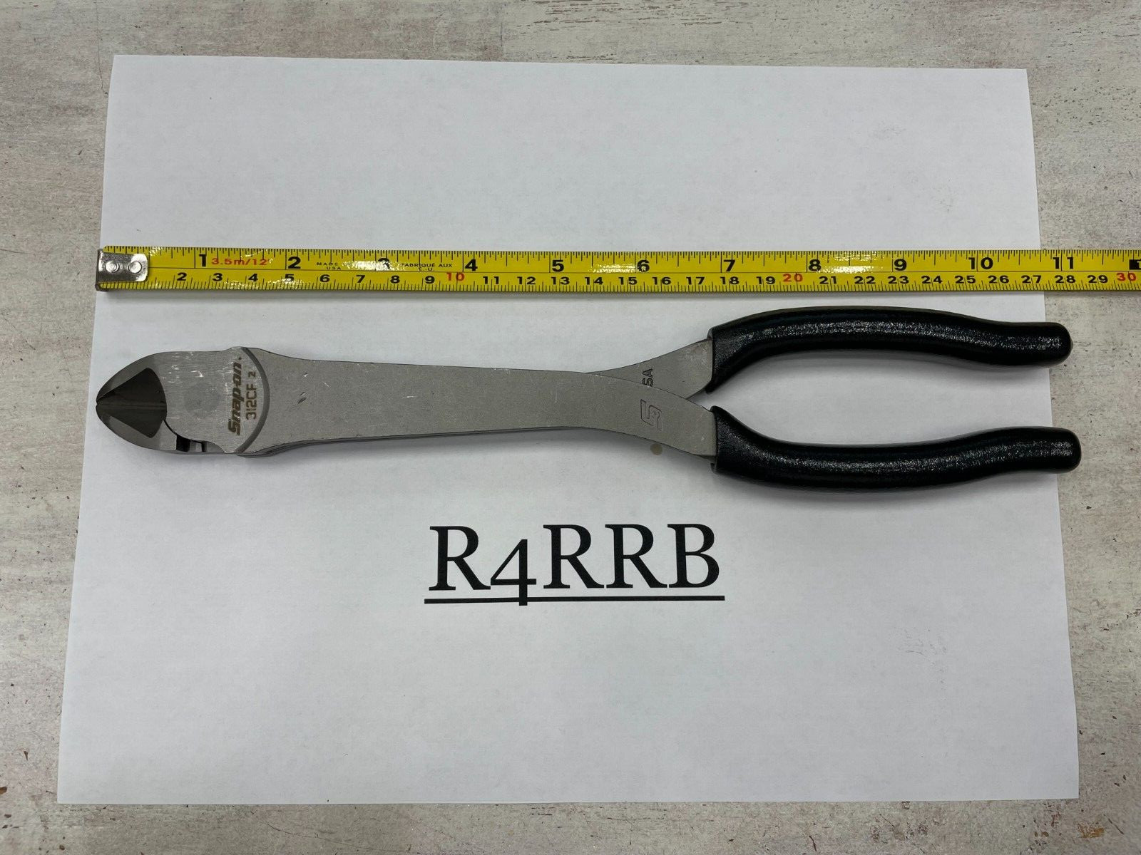 Snap-on Tools USA NEW BLACK 11″ VectorEdge Heavy Duty Diagonal Cutters 312CFBK