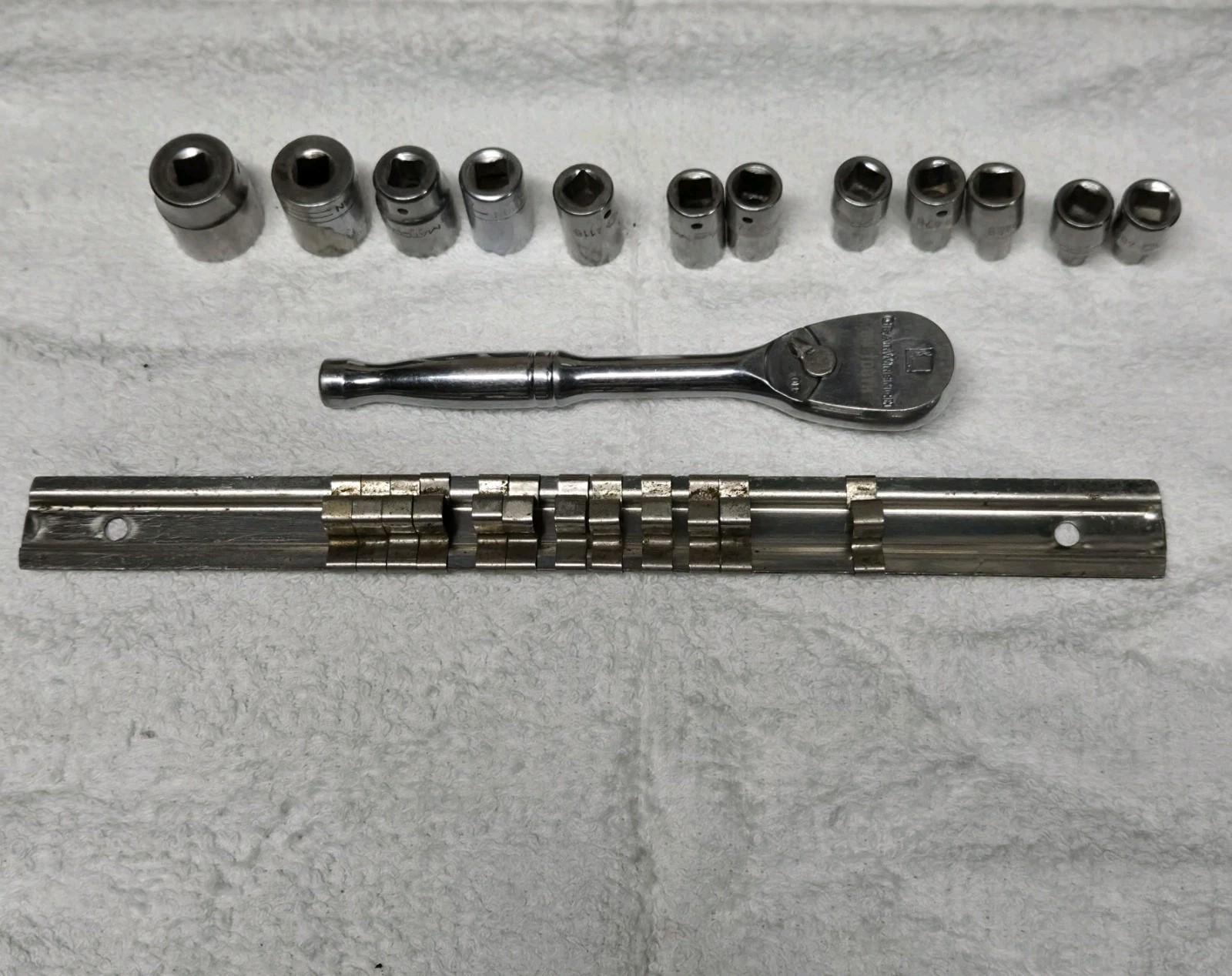 Matco Silver Eagle USA ¼» Drive Socket Set Gearwrench 84 Tooth Ratchet 81011F