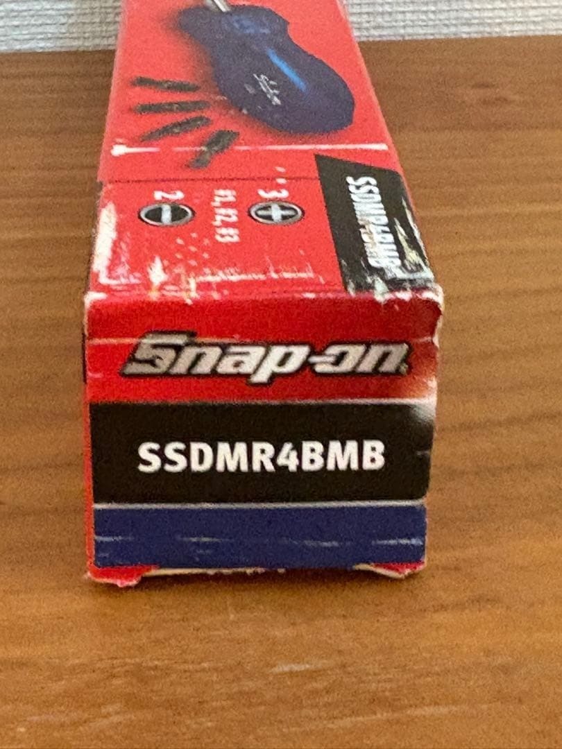Snap-on SSDMR4B POWER BLUE Hard Handle Ratcheting Screwdriver w/Bits [Unused]